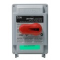 Leviton MS4X-303 Powerswitch Industrial-Grade AC 3-Pole Non-Fused Manual Motor Controller with Enclosure, 600 V, 30 A-