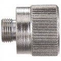 Lincoln Industrial 10536 Button-Head Coupler and Adapter, 4,500 psi, 3/8" NPT x 7/16"-27-