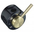 Lincoln Industrial 84816 Fluid Overfill Warning Valve, 4-way, 2-position-