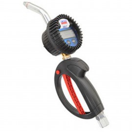 Lincoln Industrial 981 Electric Lube Meter, 10 gpm, 1500 psi, with rigid 30&amp;deg; extension-