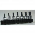 Lisle 13600 Ensemble d'embouts hexagonaux, prise carr&amp;eacute;e de 9.52 mm, lot de 7-