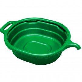 Lisle 17982 Bac de vidange, 17.03 L, ovale, vert-