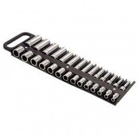 Lisle 40210 Magnetic Socket Holder, 3/8", black-
