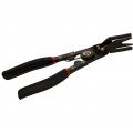 Lisle 42480 Panel Clip Remover Pliers, spring-loaded, 90° rotated handles-