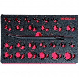 Lock Technologies LT1935FM Open End Line Wrench Set, 25-pack, SAE and metric-