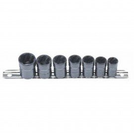 Lock Technologies LT4800 Syst&amp;egrave;me d'extraction de bouchon de vidange d'huile &amp;agrave; douilles h&amp;eacute;lico&amp;iuml;dales, entra&amp;icirc;nement 3/8&amp;quot;, lot de 7-