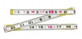 Lufkin 066FN Red End Flat Reading Wood Rule, &amp;frac58;&amp;quot; x 6'-