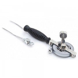 Lufkin CN1293SMEF59N Atlas SAE/Metric Dual-Sided Chrome Clad/Nubian Double-Duty Oil Gauging Tape, 0.5" x 50'-