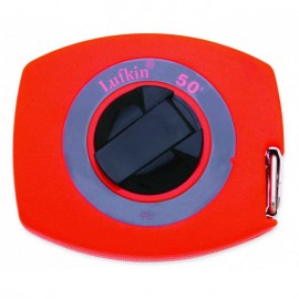 Lufkin HV15CME Hi-Viz Orange Universal Lightweight SAE/Metric Yellow Clad Dual-Sided Tape Measure, 0.38&quot; x 50&#039;-