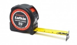 Lufkin L1025CD Command Control Engineers Tape Measure, 1<sup>3</sup>&amp;frasl;<sub>16</sub>&amp;quot; x 25', yellow clad-