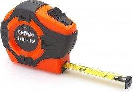 Lufkin PHV1010N Yellow Clad Power Return Tape Measure, &amp;frac12;&amp;quot; x 10&#039;, A1 blade-