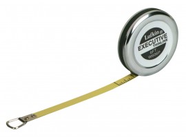 Lufkin W606PD Executive Diameter Yellow Clad A19 Blade Pocket Tape Measure, 0.25" x 6'-