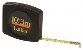 Lufkin Y613ME Pee Wee Pocket Tape Measure, &amp;frac14;&amp;quot; x 3 m/10&#039;, yellow clad-
