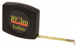 Lufkin Y613ME Pee Wee Pocket Tape Measure, &amp;frac14;&amp;quot; x 3 m/10', yellow clad-