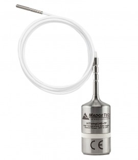 MadgeTech HiTemp140-FPST-6 High Temperature Data Logger with 6&quot; flexible RTD probe, stainless steel tip, 284°F-