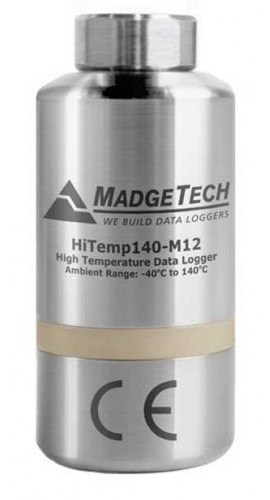 MadgeTech HiTemp140-M12 Temperature Data Logger, 1,562&amp;deg;F-