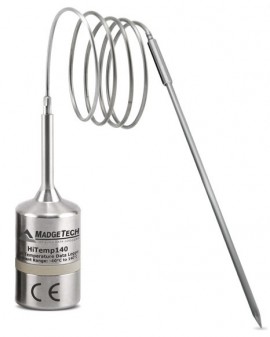 MadgeTech HiTemp140-PT Enregistreur de donn&amp;eacute;es haute temp&amp;eacute;rature avec une sonde flexible de 609.6 mm et une pointe per&amp;ccedil;ante de 127 mm-