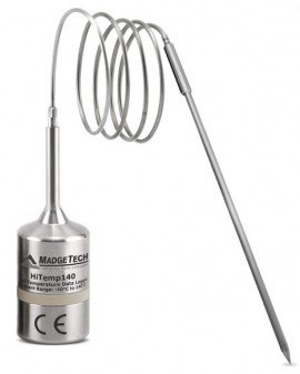 MadgeTech HiTemp140-PT Enregistreur de donn&amp;eacute;es haute temp&amp;eacute;rature avec une sonde flexible de 609.6 mm et une pointe per&amp;ccedil;ante de 127 mm-