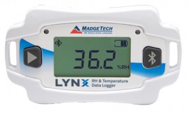 MadgeTech LynxPro-RH Bluetooth Temperature and Humidity Data Logger with LCD, -4 to 140&amp;deg;F, 0.18&amp;deg;F-
