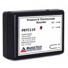 MadgeTech PRTC110-5inH2O Differential Pressure/Temperature Data Logger, 5&amp;quot;H<sub>2</sub>O-
