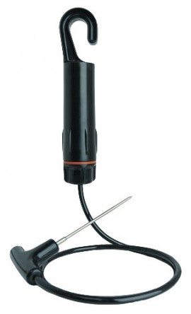 MadgeTech RFOT-4-TD Enregistreur de donn&amp;eacute;es de temp&amp;eacute;rature de la viande sans fil avec sonde &amp;agrave; diam&amp;egrave;tre de transition, -50 &amp;agrave; 200&amp;deg;C, longueur de sonde de 101.6 mm-