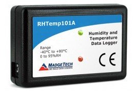 MadgeTech RHTemp101A Humidity &amp; Temp Data Logger, 10-Year Battery Life-