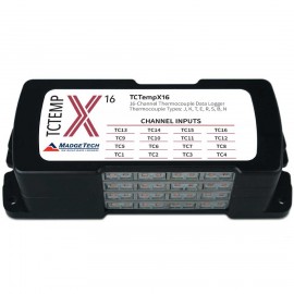 MadgeTech TCTempX8 Thermocouple-Based Temperature Data Logger, 8 channels-