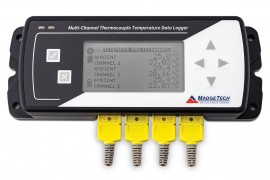 MadgeTech TCTempX8LCD Enregistreur de donn&amp;eacute;es de temp&amp;eacute;rature par thermocouple avec ACL, 8 canaux-