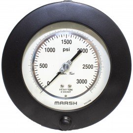 Marsh D6172 Test Gauge, 4.5&quot;, VAC/compound to 10,000 psi-
