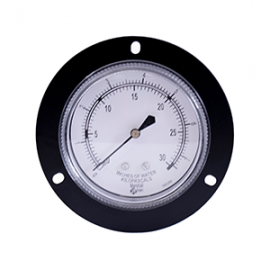 Marsh G11586 Pressure Gauge, 0 to 30&amp;quot; H<sub>2</sub>O, 2.5&amp;quot;, Panel mount-