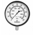 Marsh G24624 Low Pressure Diaphragm Gauge, 0 to 5 psi, 3.5&quot;-