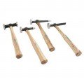 Martin Tools 694K Ensemble d'outils de r&amp;eacute;paration de carrosserie et d'ailes, lot de 4, manches en bois-