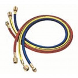 Mastercool 46336 Boyaux de charge, 914.4 mm, 6.35 mm avec vanne d'arr&amp;ecirc;t automatique-