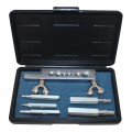 Mastercool 70049 Swaging Punch Set with flaring bar, 1/4, 5/16, 3/8, 1/2, and 5/8&quot;-