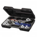 Mastercool 71600-M Hydra-Swage Tube Expanding Tool Kit, 7-head, Metric-