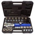 Mastercool 72475-PRC Universal Hydraulic Flaring Tool Set with tube cutter and fuel line adapter-