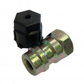 Mastercool 82358-10 Straight Adapter, high side, 3/16&amp;quot; x 16 mm, 10-pack-