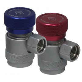 Mastercool 82834-SL-E Manual Quick Coupler with safety lock, high side, R134a, 1/4&amp;quot; FL-M x 16 mm-
