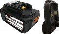 Mastercool 90058-BAT-KT Replacement Rechargeable Battery and Adapter Sleeve for the cordless vacuum pumps, 6 Ah-