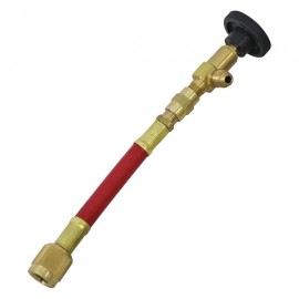 Mastercool 90289 Manual Shut-Off Valve, 90°, red, 1/4 x 1/4&quot;-