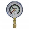 Mastercool 98066 Analog Vacuum Gauge with 1/4&amp;quot; flare female swivel nut connection-