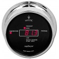 Maximum Mystic MYBC Outside Temperature and Barometric Pressure, Chrome Case and Black Dial-