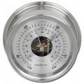 Maximum Proteus PRAN Analog Barometer, Nickel Case and Silver Dial-