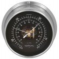 Maximum Proteus PRBN Analog Barometer, Nickel Case and Black Dial-