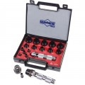Mayhew Tools 66000 Ensemble d'emporte-pi&amp;egrave;ces creux, lot de 16, 3.17 &amp;agrave; 30.16 mm-