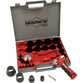 Mayhew Tools 66080 Ensemble d'emporte-pi&amp;egrave;ces creux, lot de 28, 3.17 mm &amp;agrave; 50.8 mm-
