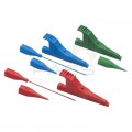 Megger 1002-490 Probe and Clip Set for Select Megger MFT and Loop Testers, Red/Blue/Green-