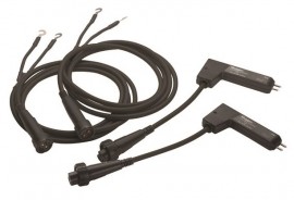Megger DH1-C DLRO Ensemble de fils &amp;agrave; pointes de contact Duplex Connect, lot de 2, 3.05 m-