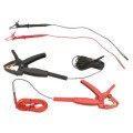 Megger 1013-440 Transmitter Output Cables for the MGFL100 battery ground fault locator, red/black, 2-pack-