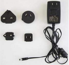 Megger 90011-992 Adaptateur d'alimentation CC universel avec adaptateurs de fiche interchangeables, 24 V-